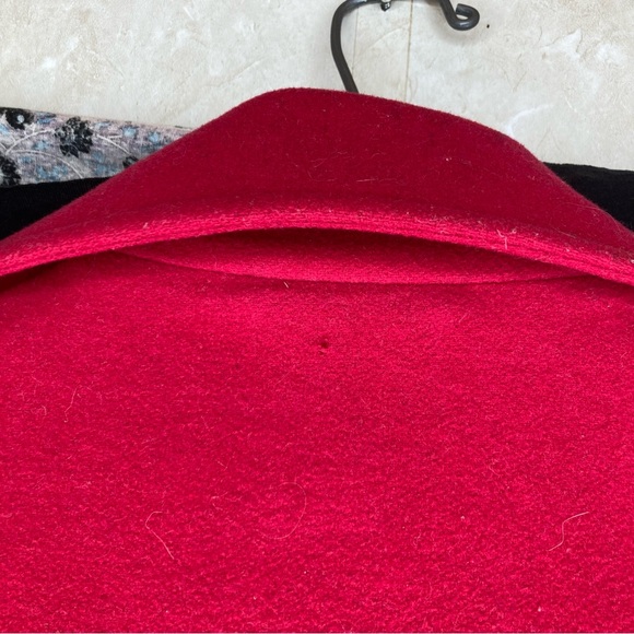 L.L. Bean Red Pea Coat - Picture 6 of 7